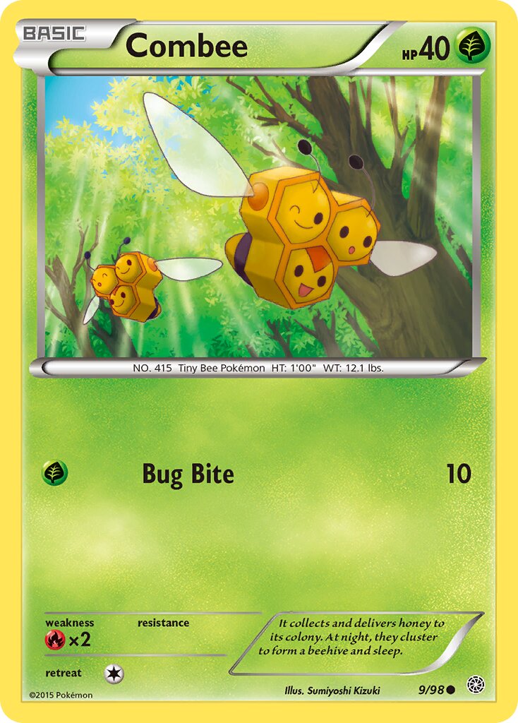 Combee 009/98 — Ancient Origins (English Pokémon TCG card)