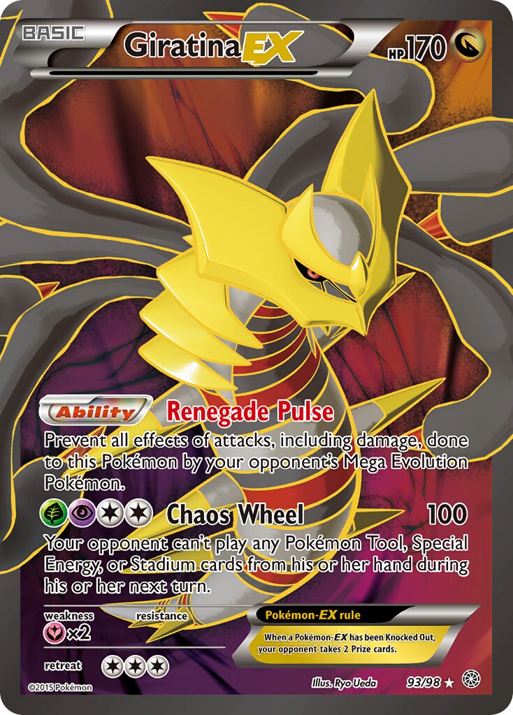 Giratina-EX 093/98 — Ancient Origins (English Pokémon TCG card)