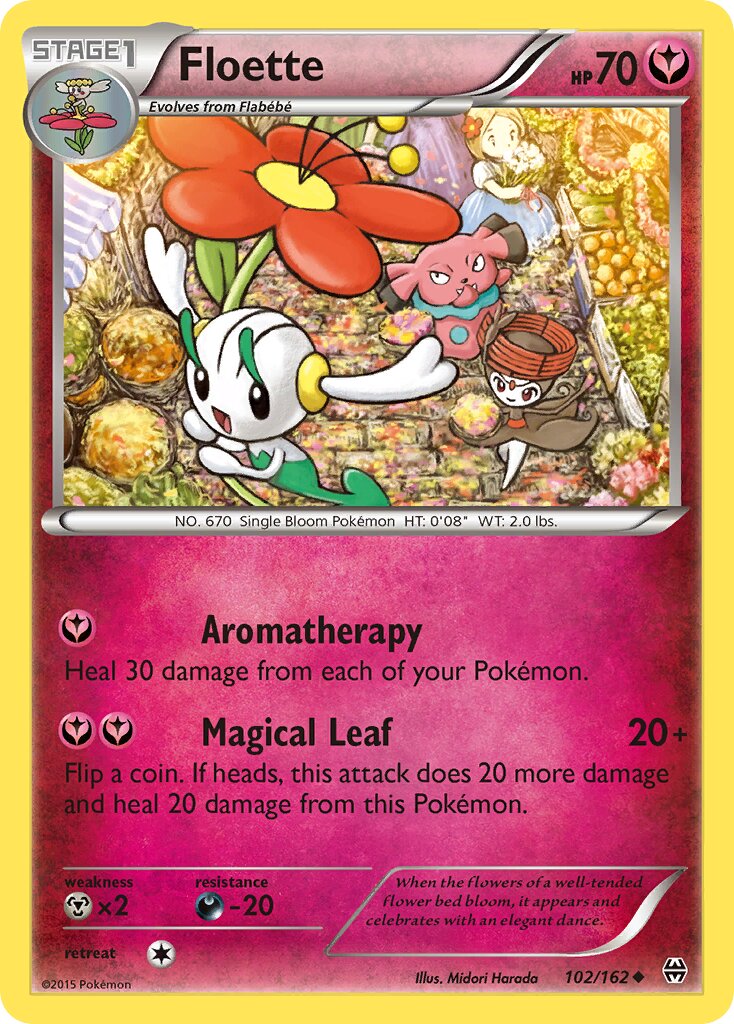 Floette 102/164 — BREAKthrough (English Pokémon TCG card)