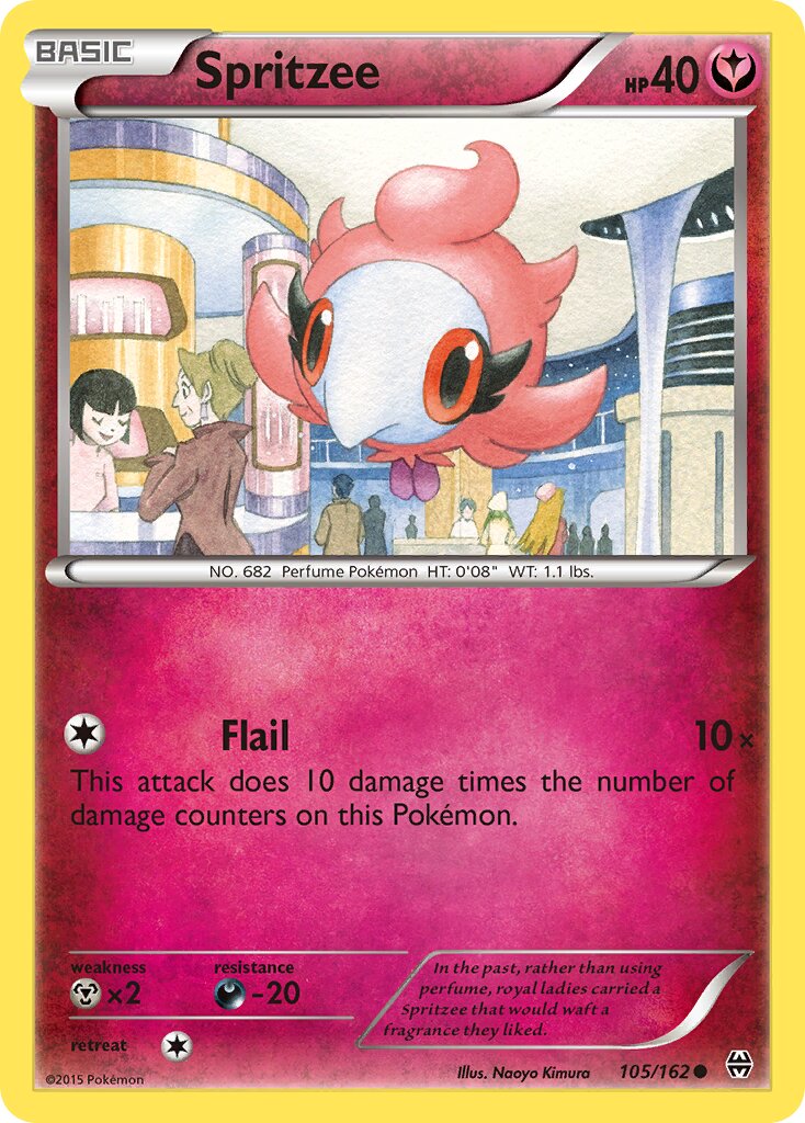 Spritzee 105/164 — BREAKthrough (English Pokémon TCG card)
