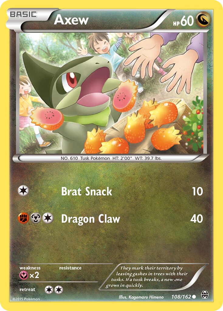 Axew 108/164 — BREAKthrough (English Pokémon TCG card)