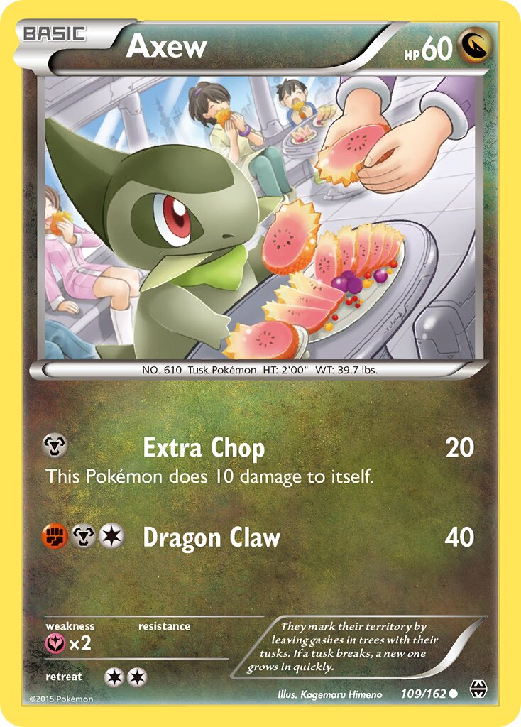 Axew 109/164 — BREAKthrough (English Pokémon TCG card)