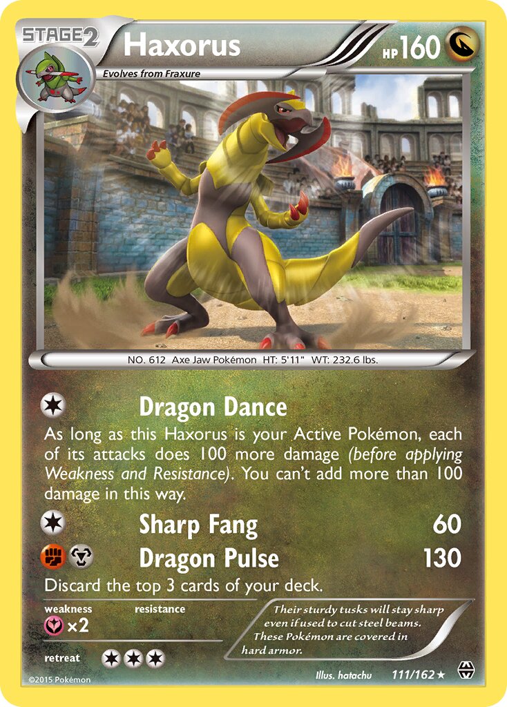 Haxorus 111/164 — BREAKthrough (English Pokémon TCG card)