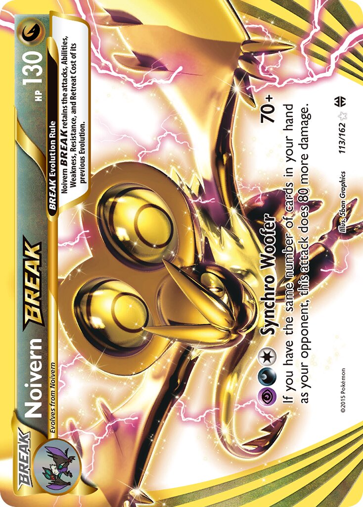 Noivern BREAK 113/164 — BREAKthrough (English Pokémon TCG card)
