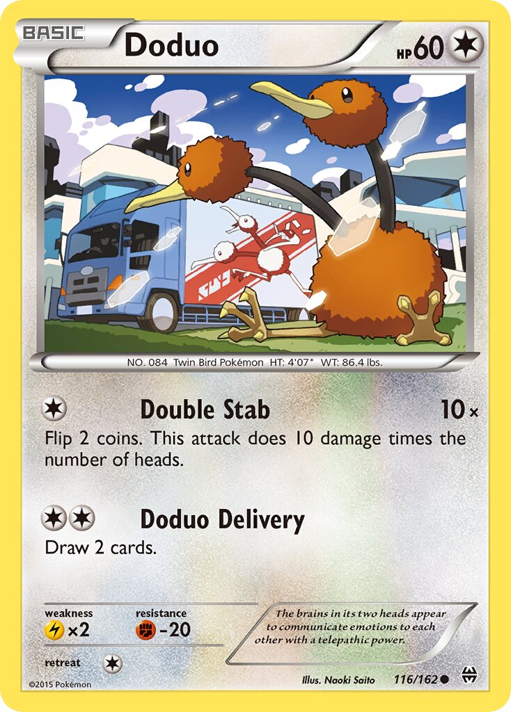 Doduo 116/164 — BREAKthrough (English Pokémon TCG card)