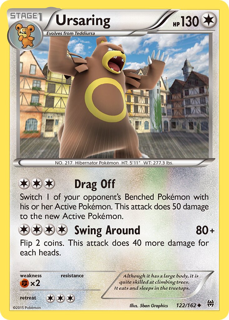 Ursaring 122/164 — BREAKthrough (English Pokémon TCG card)
