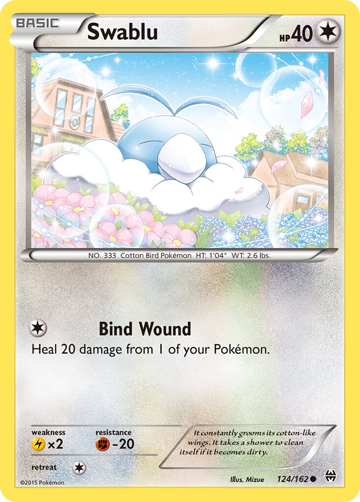Swablu 124/164 — BREAKthrough (English Pokémon TCG card)