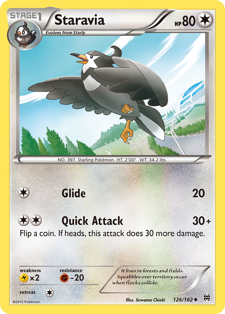 Staravia 126/164 — BREAKthrough (English Pokémon TCG card)