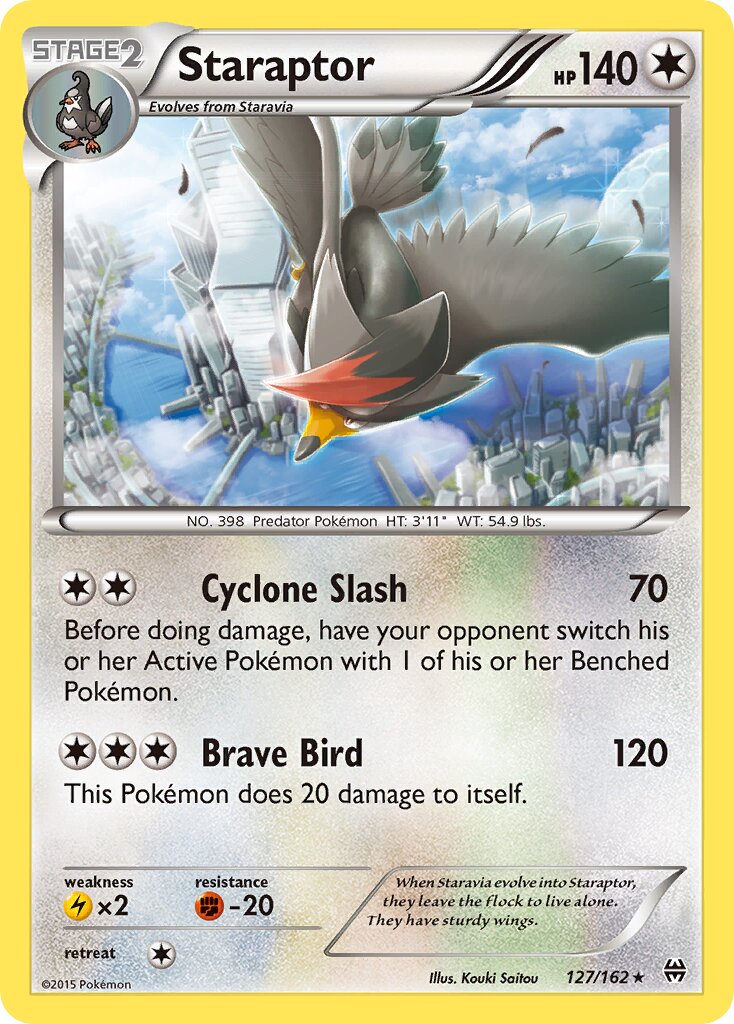 Staraptor 127/164 — BREAKthrough (English Pokémon TCG card)