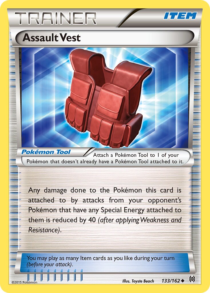 Assault Vest 133/164 — BREAKthrough (English Pokémon TCG card)