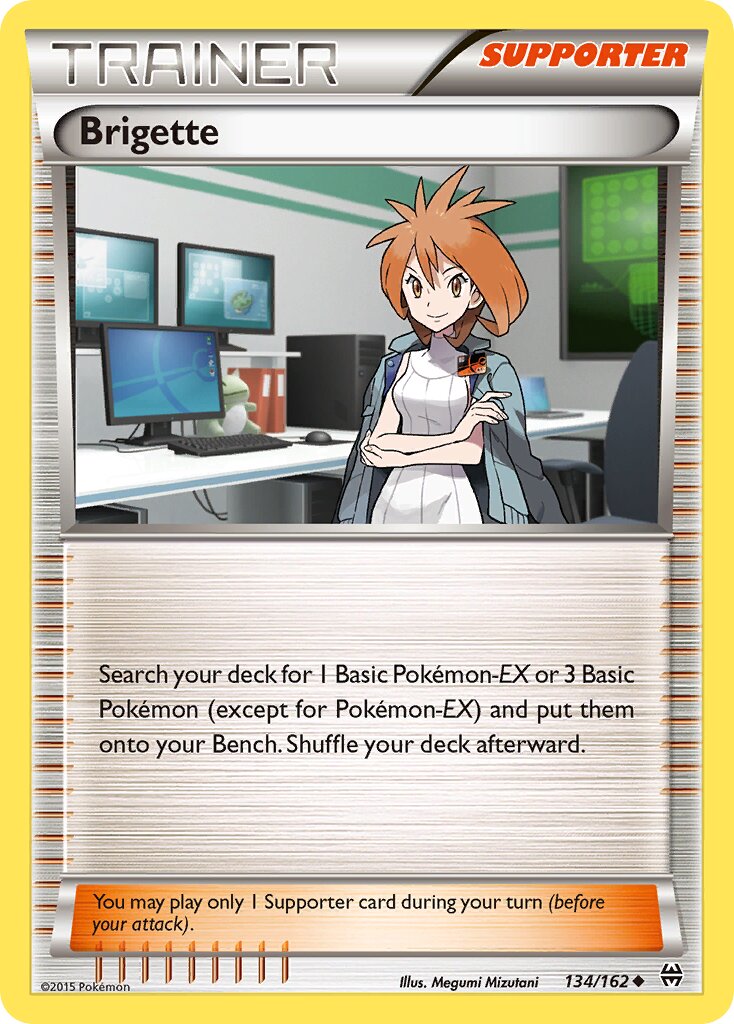 Brigette 134/164 — BREAKthrough (English Pokémon TCG card)
