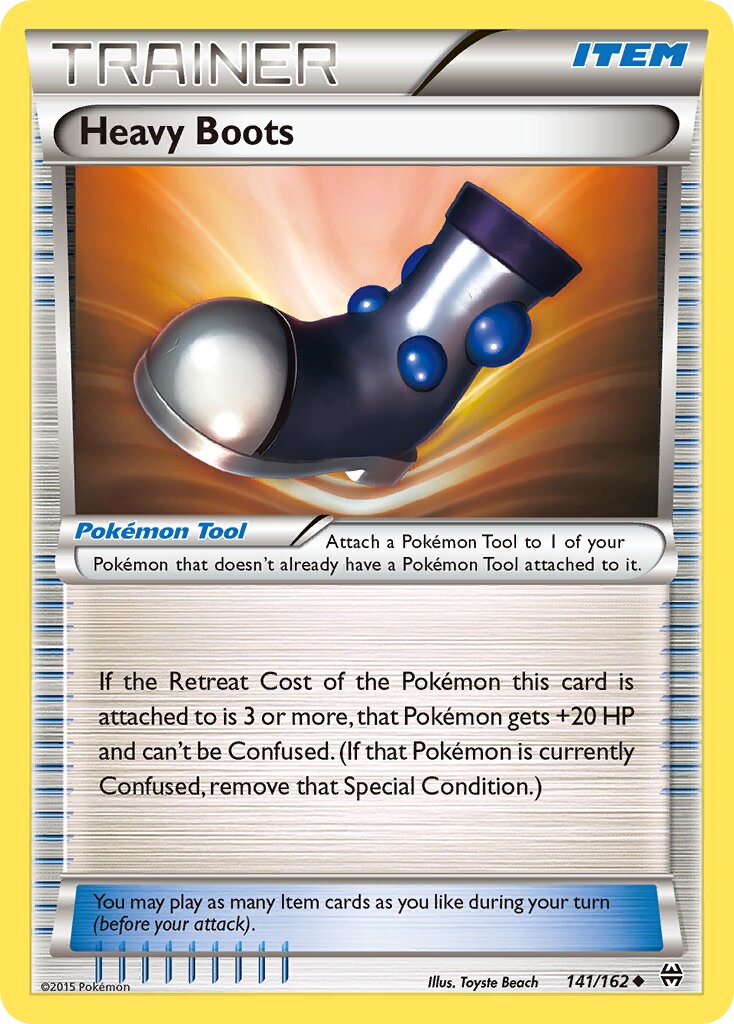 Heavy Boots 141/164 — BREAKthrough (English Pokémon TCG card)