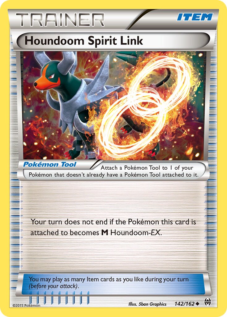 Houndoom Spirit Link 142/164 — BREAKthrough (English Pokémon TCG card)