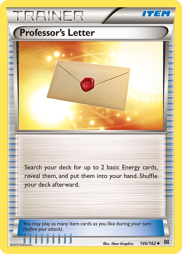 Professor's Letter 146/164 — BREAKthrough (English Pokémon TCG card)