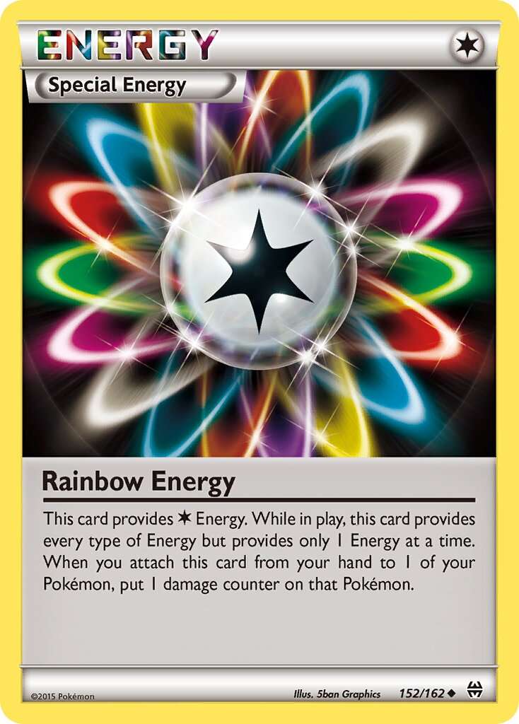 Rainbow Energy 152/164 — BREAKthrough (English Pokémon TCG card)