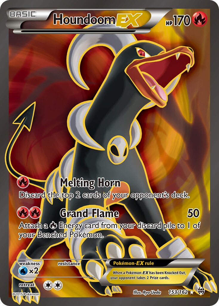 Houndoom-EX 153/164 — BREAKthrough (English Pokémon TCG card)