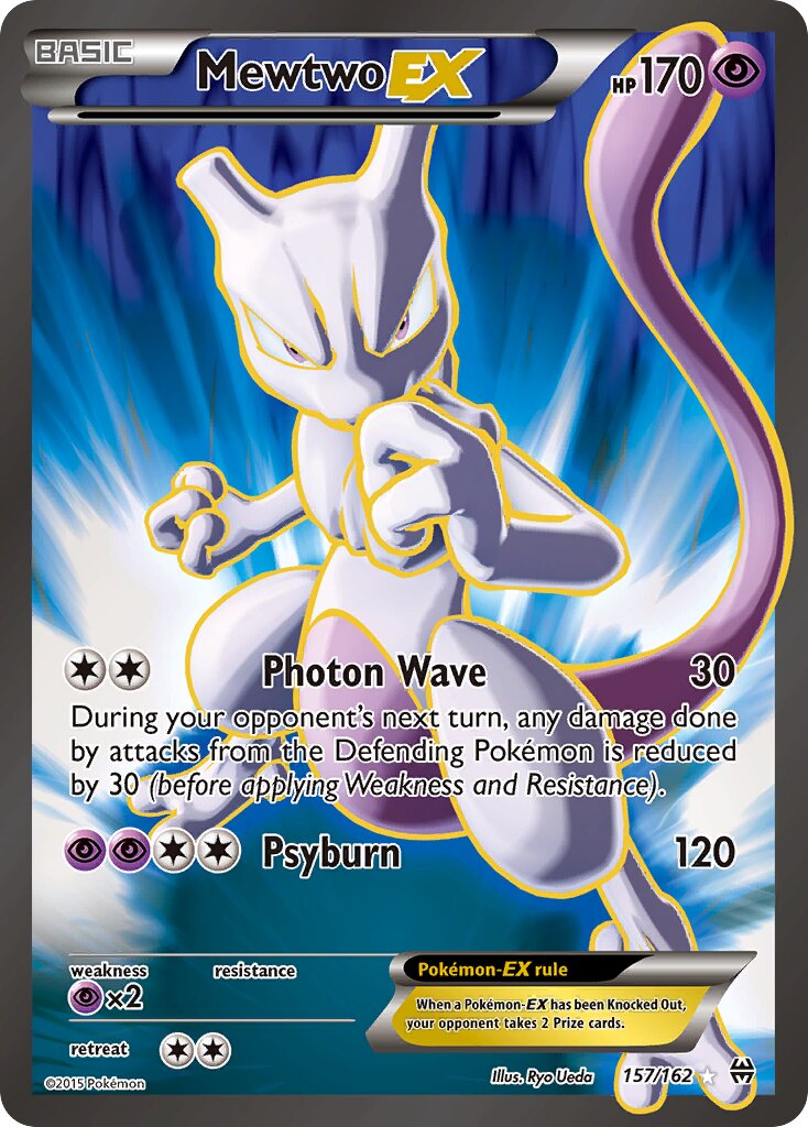 Mewtwo-EX 157/164 — BREAKthrough (English Pokémon TCG card)