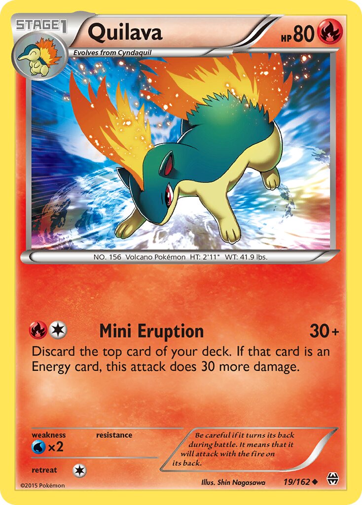 Quilava 019/164 — BREAKthrough (English Pokémon TCG card)