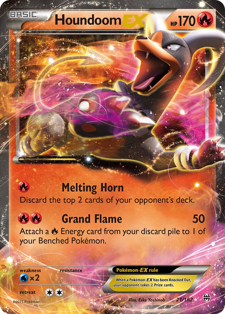 Houndoom-EX 021/164 — BREAKthrough (English Pokémon TCG card)