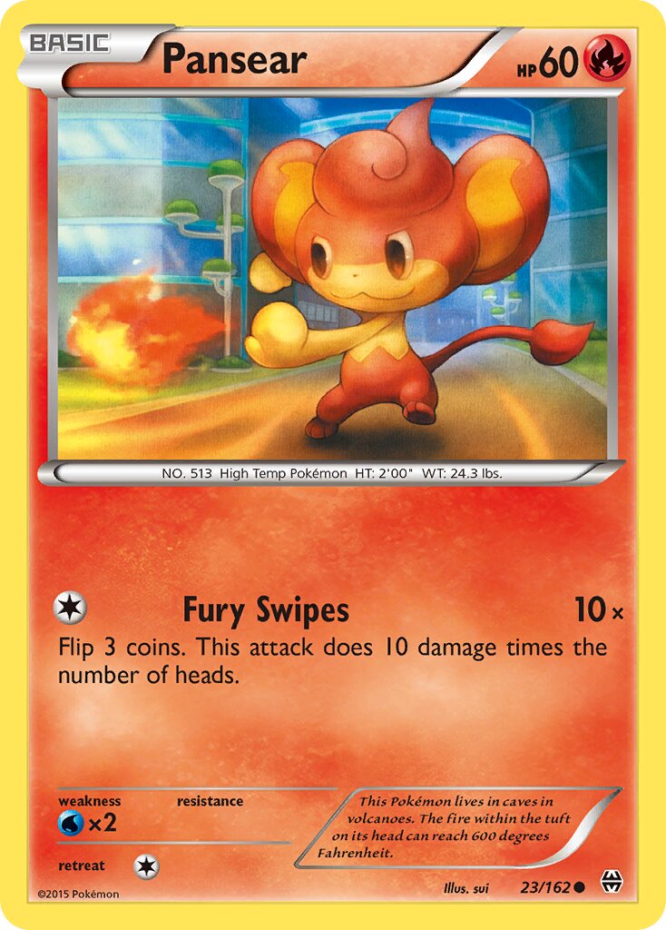 Pansear 023/164 — BREAKthrough (English Pokémon TCG card)