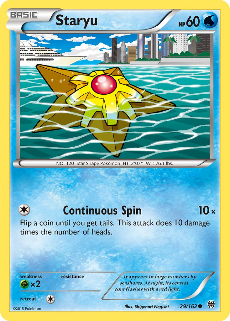 Staryu 029/164 — BREAKthrough (English Pokémon TCG card)