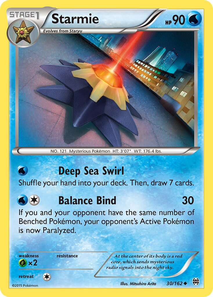 Starmie 030/164 — BREAKthrough (English Pokémon TCG card)