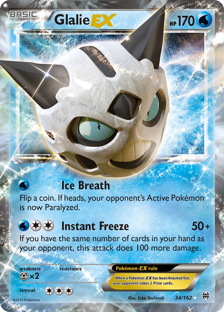 Glalie-EX 034/164 — BREAKthrough (English Pokémon TCG card)