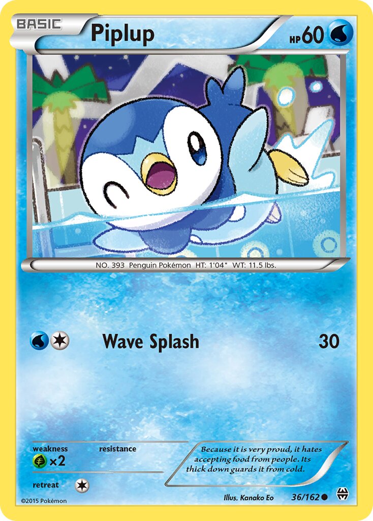 Piplup 036/164 — BREAKthrough (English Pokémon TCG card)