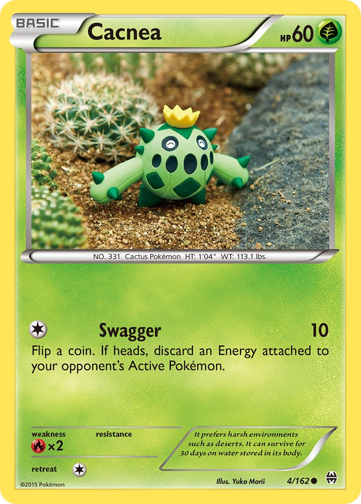 Cacnea 004/164 — BREAKthrough (English Pokémon TCG card)