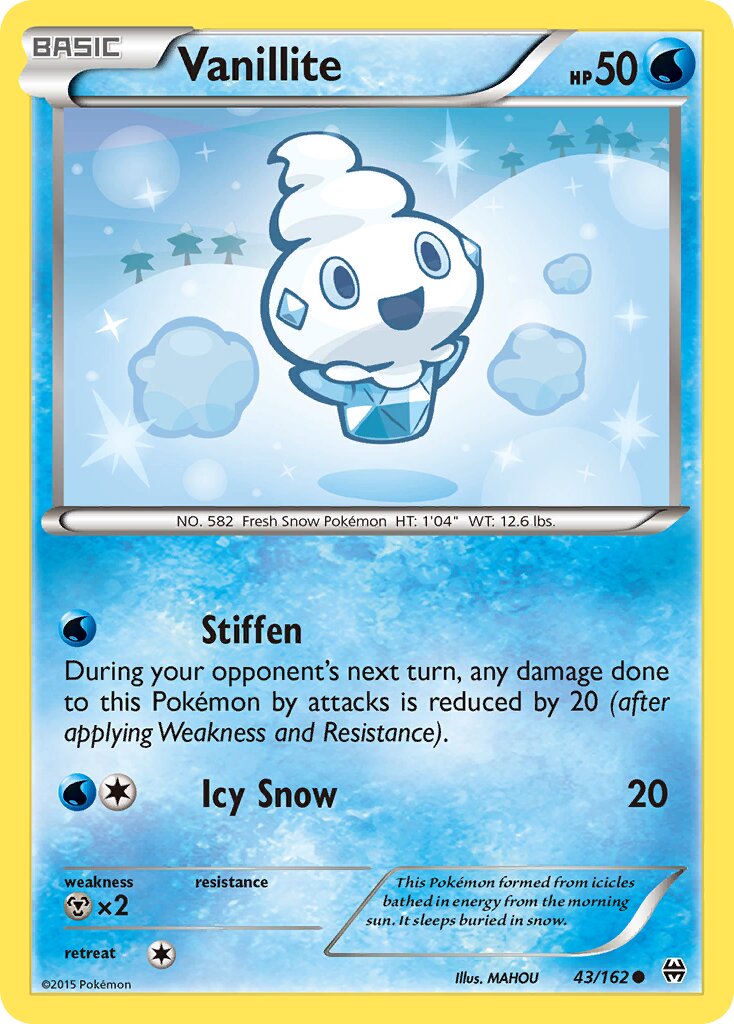 Vanillite 043/164 — BREAKthrough (English Pokémon TCG card)