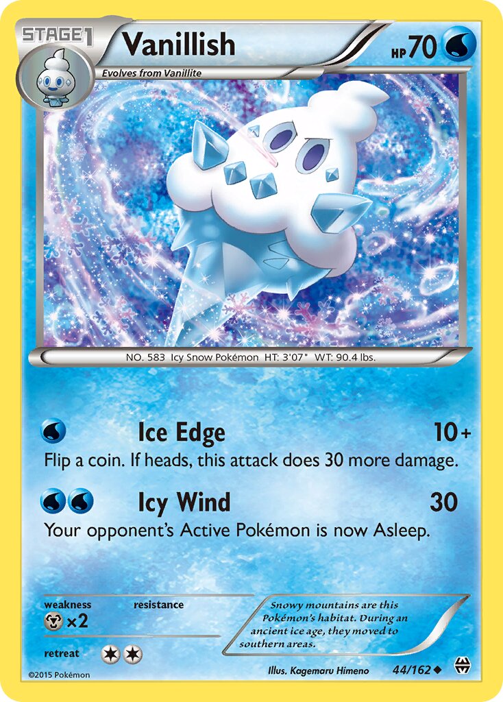 Vanillish 044/164 — BREAKthrough (English Pokémon TCG card)
