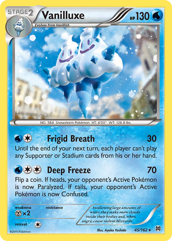 Vanilluxe 045/164 — BREAKthrough (English Pokémon TCG card)