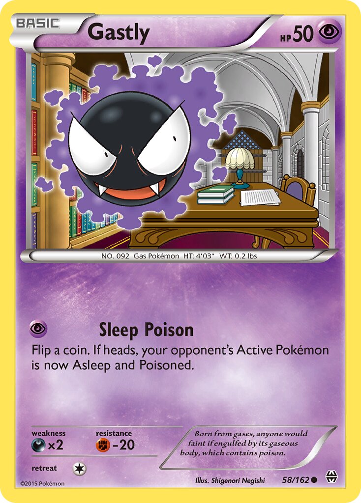 Gastly 058/164 — BREAKthrough (English Pokémon TCG card)