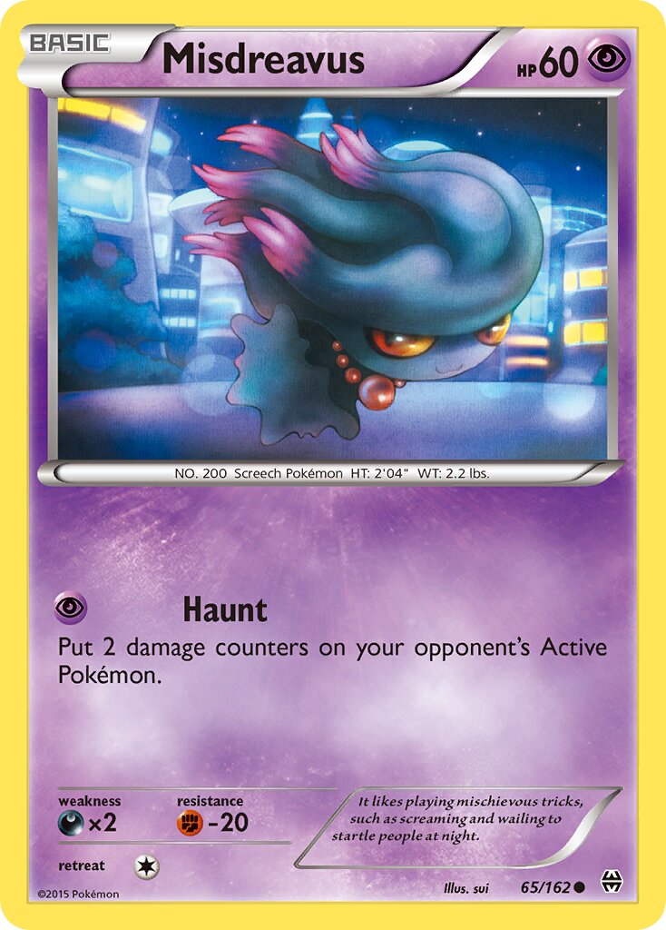 Misdreavus 065/164 — BREAKthrough (English Pokémon TCG card)