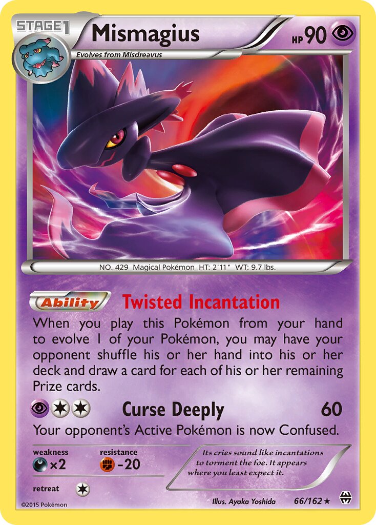 Mismagius 066/164 — BREAKthrough (English Pokémon TCG card)