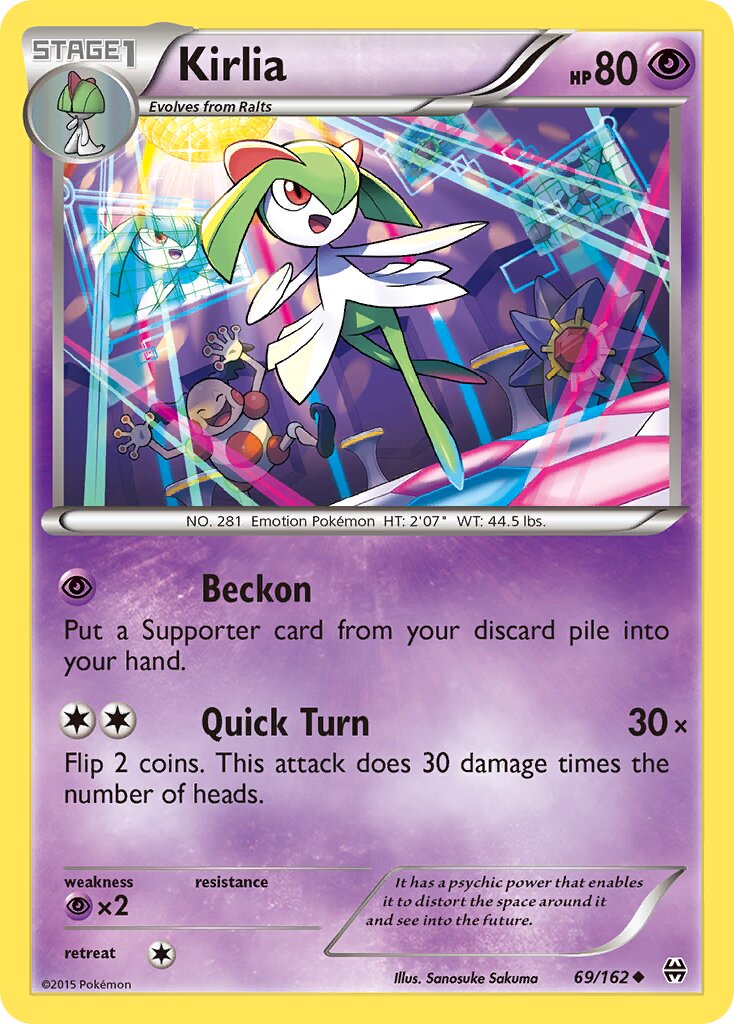 Kirlia 069/164 — BREAKthrough (English Pokémon TCG card)