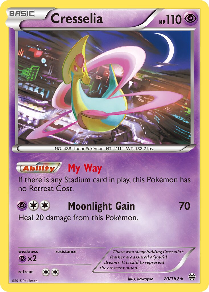Cresselia 070/164 — BREAKthrough (English Pokémon TCG card)