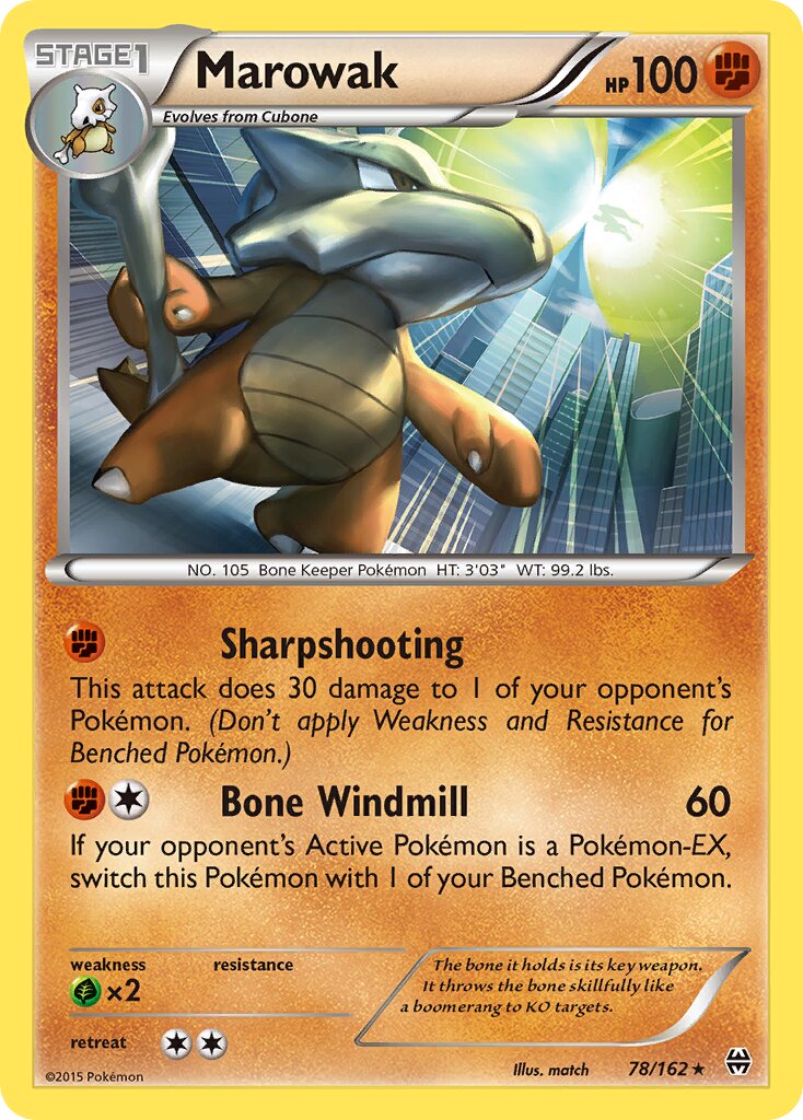 Marowak 078/164 — BREAKthrough (English Pokémon TCG card)