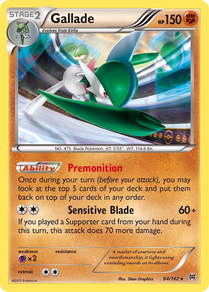 Gallade 084/164 — BREAKthrough (English Pokémon TCG card)
