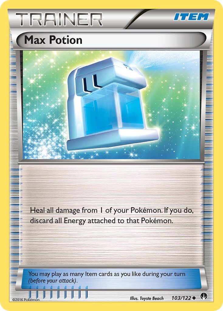 Max Potion 103 — BREAKpoint (English Pokémon TCG card)