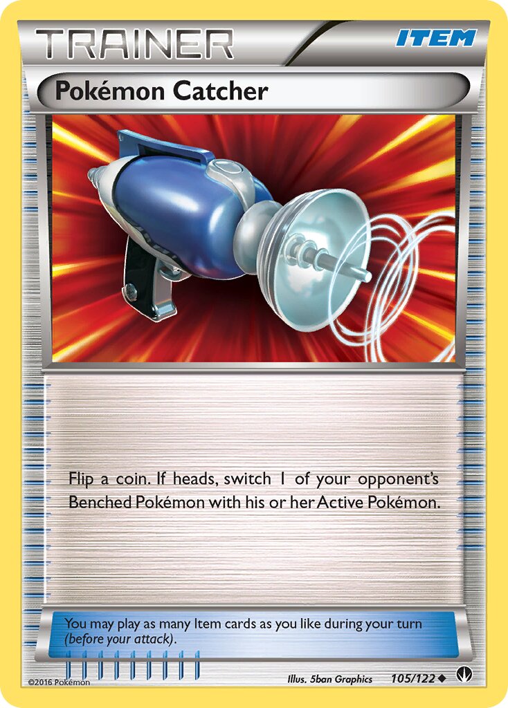 Pokémon Catcher 105 — BREAKpoint (English Pokémon TCG card)
