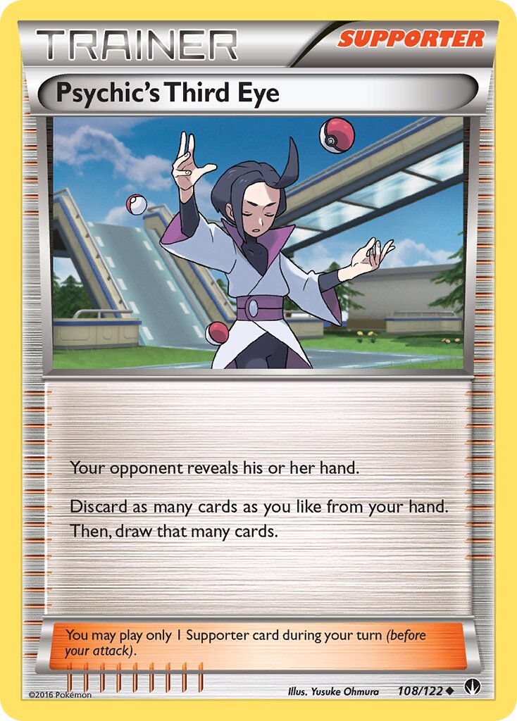 Psychic's Third Eye 108 — BREAKpoint (English Pokémon TCG card)
