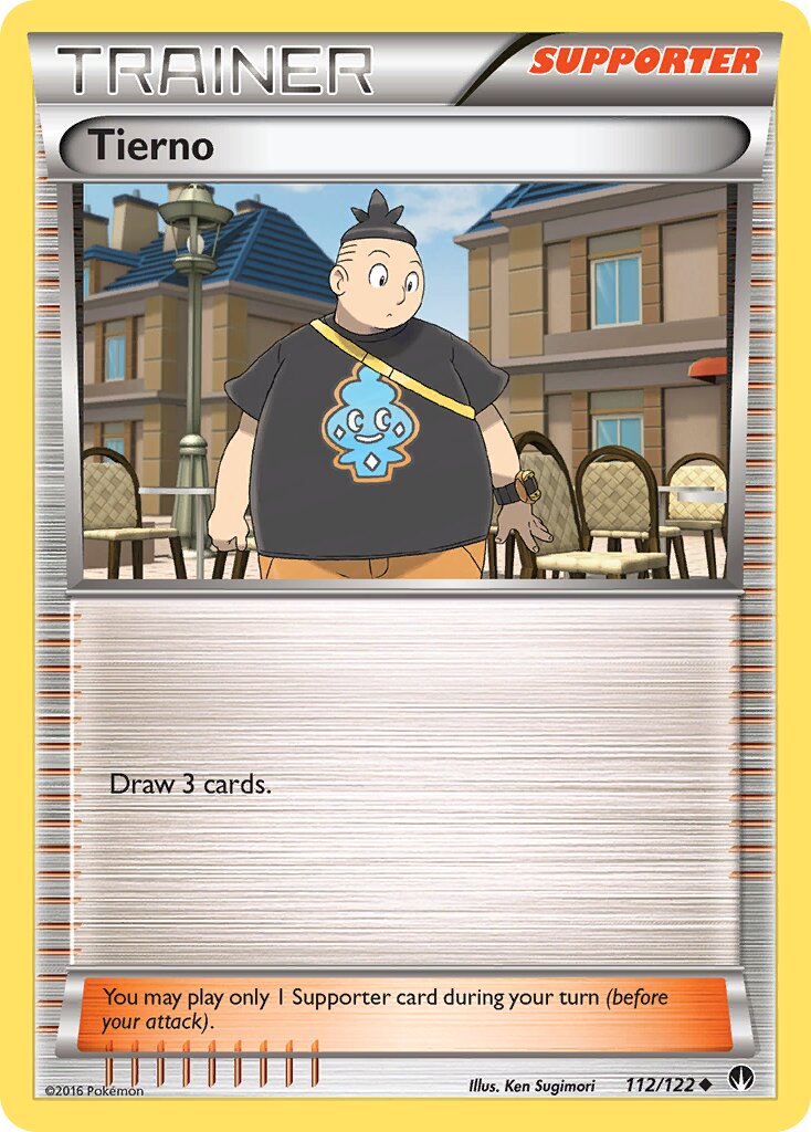 Tierno 112 — BREAKpoint (English Pokémon TCG card)