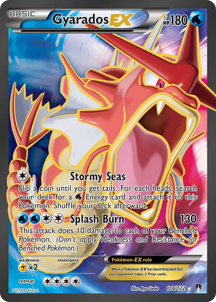 Gyarados-EX 114 — BREAKpoint (English Pokémon TCG card)