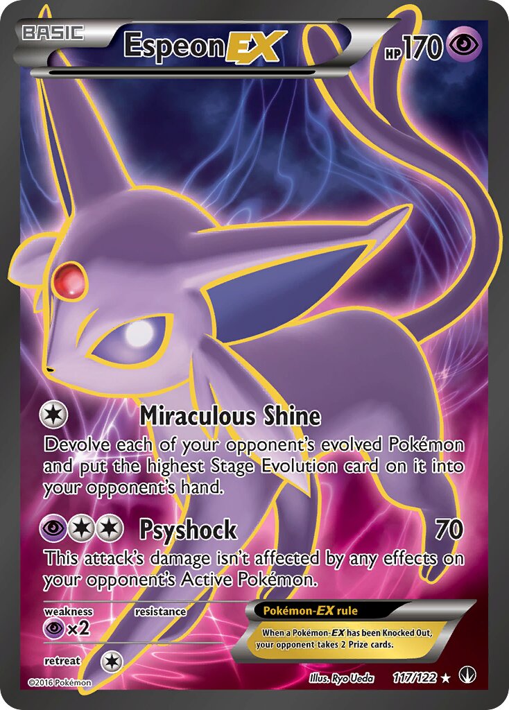 Espeon-EX 117 — BREAKpoint (English Pokémon TCG card)
