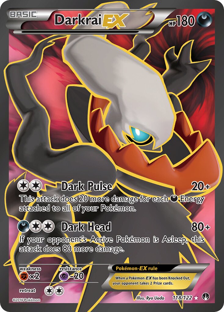 Darkrai-EX 118 — BREAKpoint (English Pokémon TCG card)