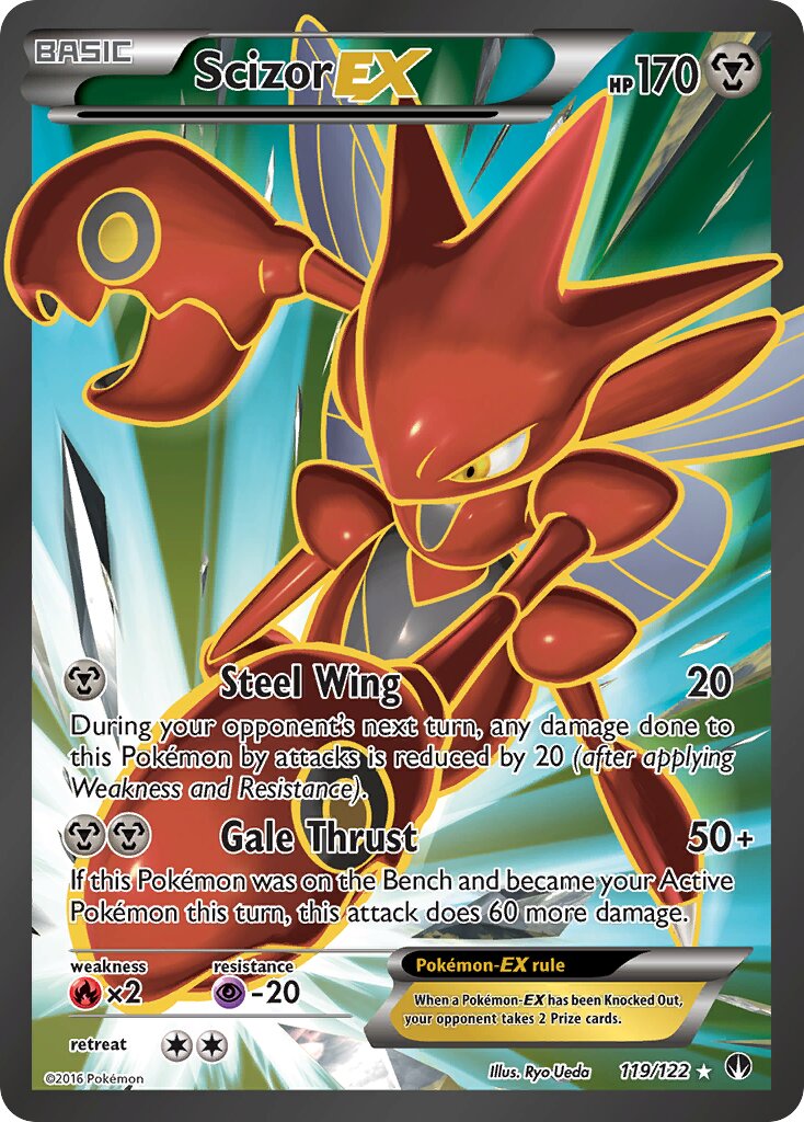 Scizor-EX 119 — BREAKpoint (English Pokémon TCG card)