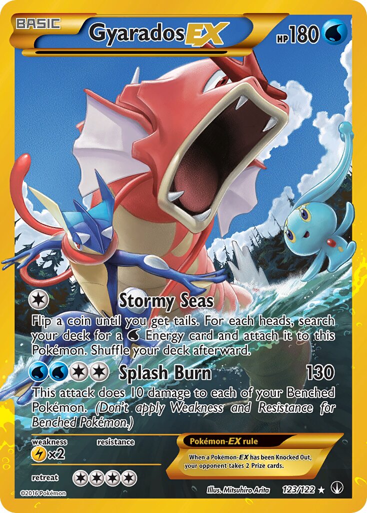 Gyarados-EX 123 — BREAKpoint (English Pokémon TCG card)