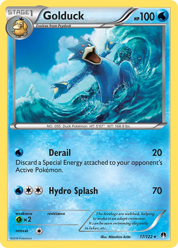 Golduck 017 — BREAKpoint (English Pokémon TCG card)