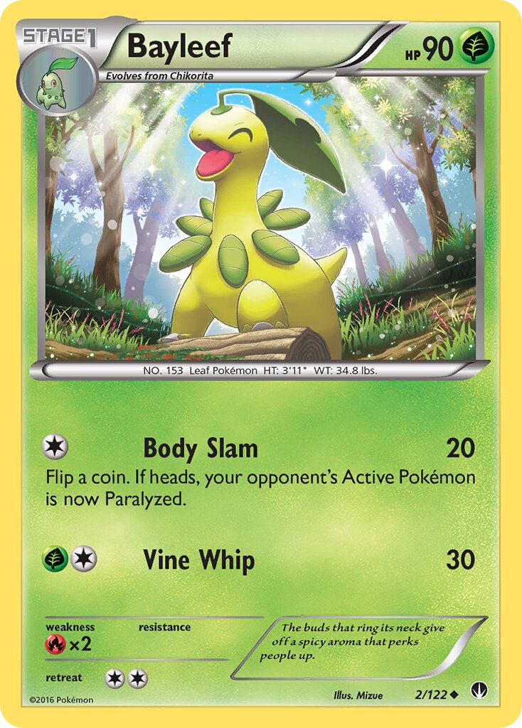 Bayleef 002 — BREAKpoint (English Pokémon TCG card)